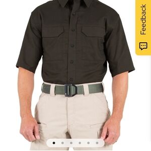 First Tactical Brown Dress Shirt